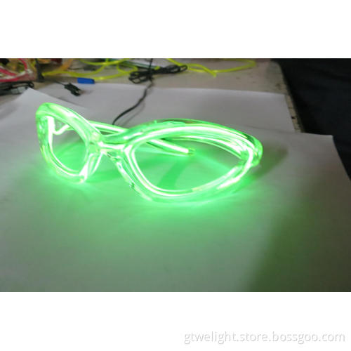 EL Charming Glasses Brightness EL Glass Green